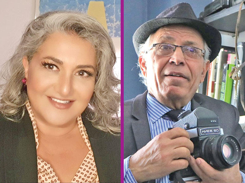 المصوّر الفوتوغرافي عبدالرحمن الغابري - الإعلامية لينا صوّان