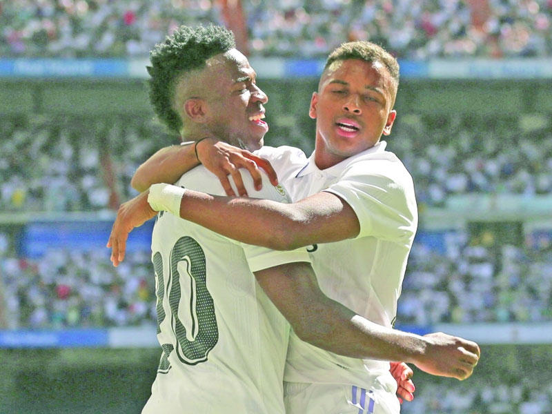 رودريغو وفينيسيوس نجما ريال مدريد