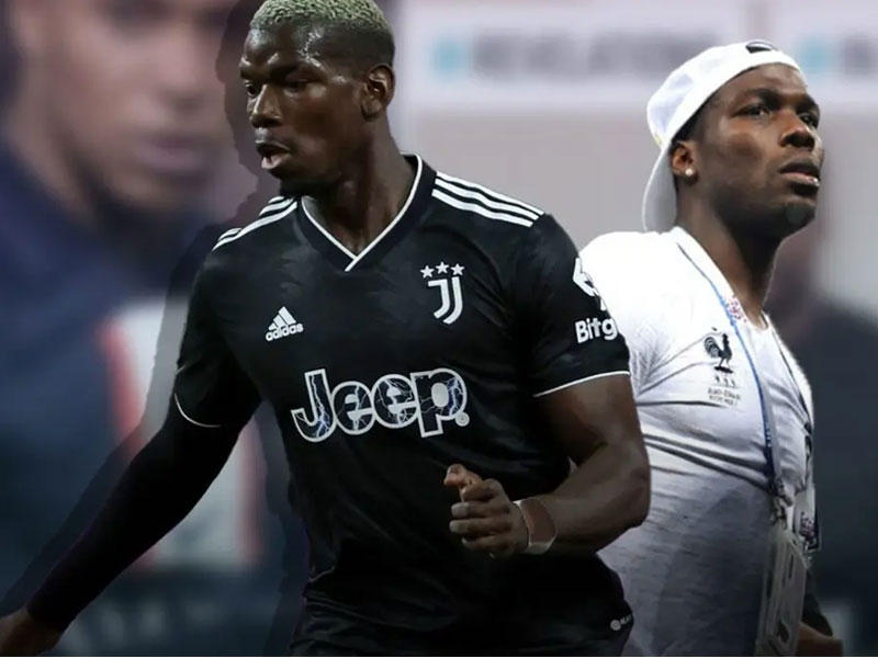 لاعب المنتخب الفرنسي لكرة القدم بول بوغبا