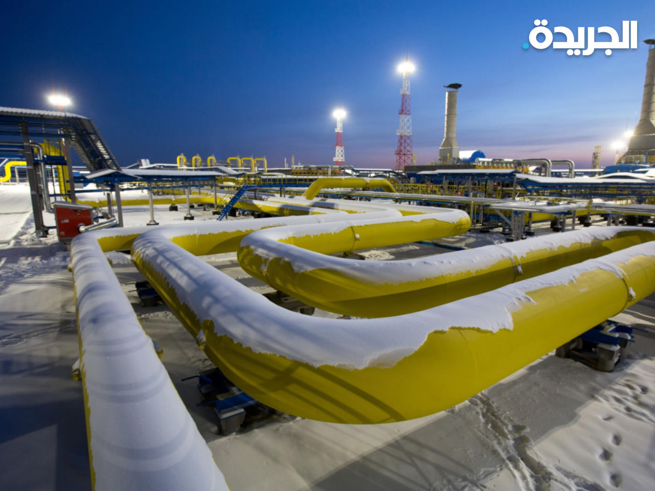أنابيب تصدير الغاز