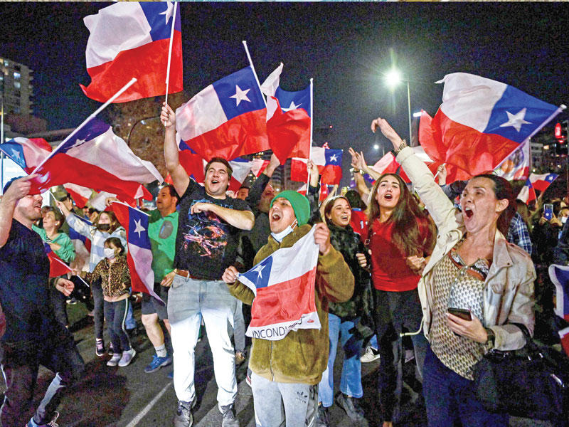 رفض التشيليون بغالبية ساحقة اقتراح الدستور الجديد