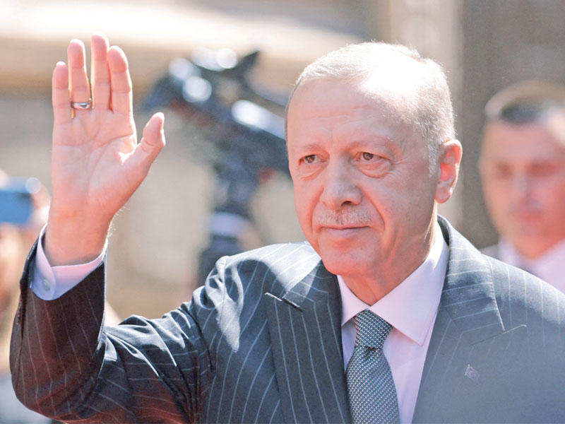  الرئيس التركي رجب طيب إردوغان