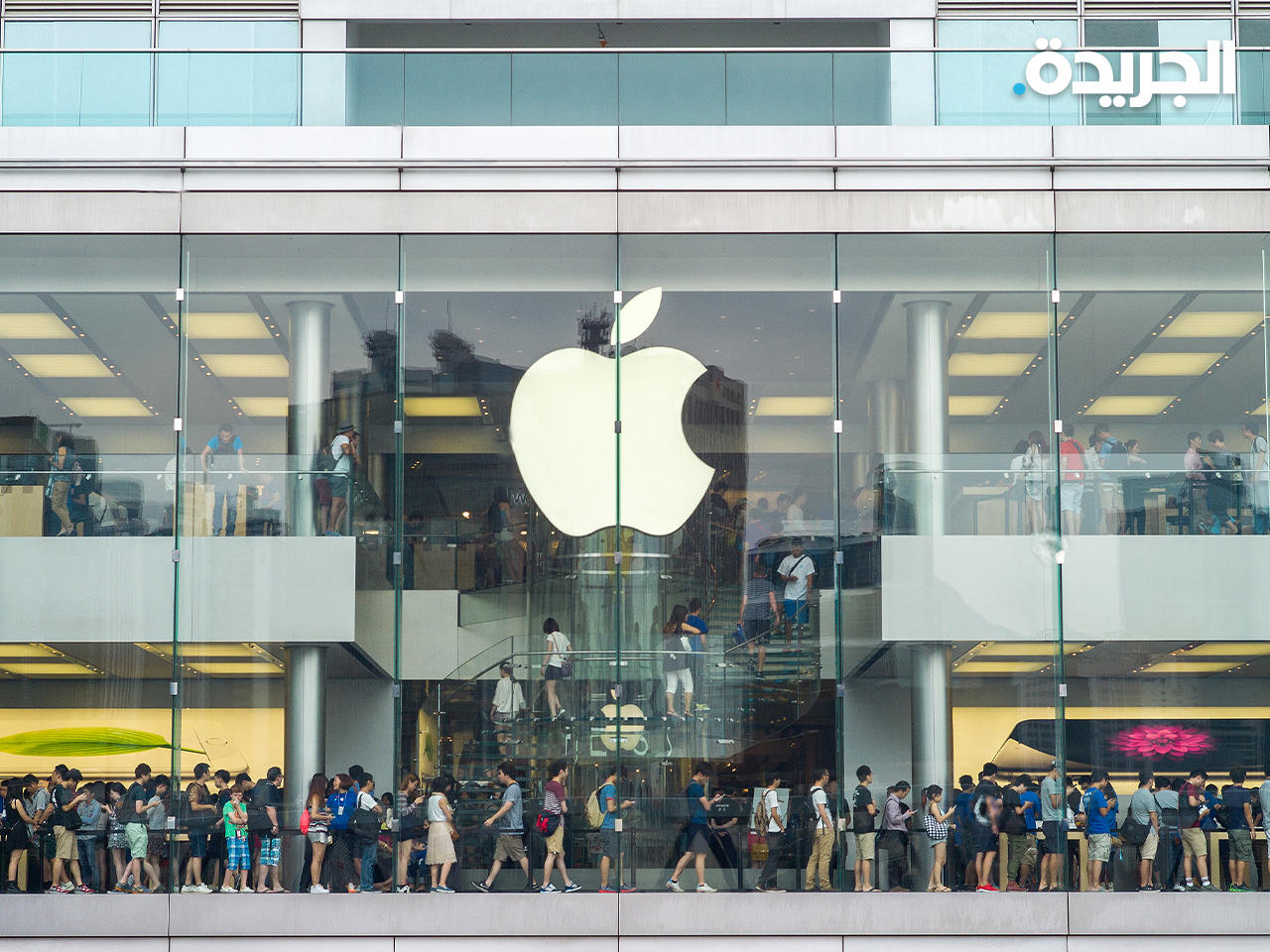 أحد معارض شركة أبل