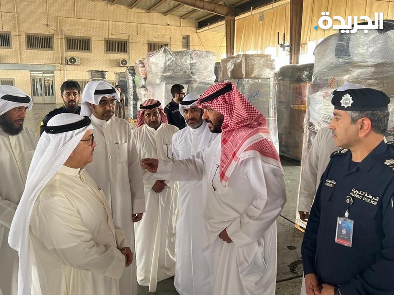 الخالد متحدثاً لرجال الجمارك