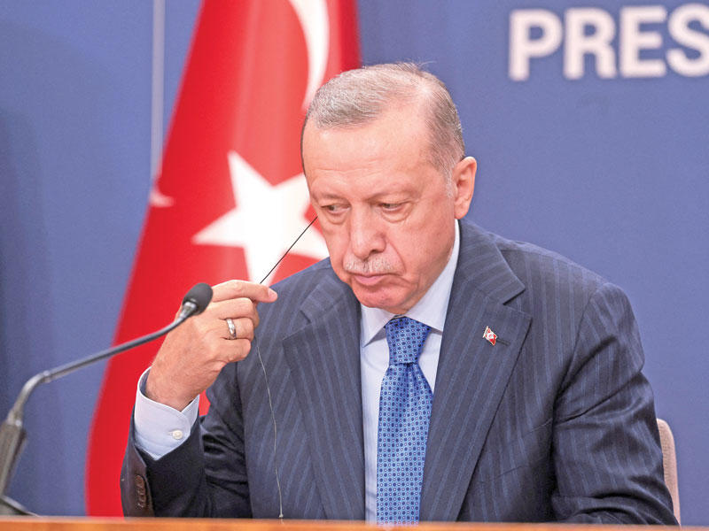 الرئيس التركي رجب طيب إردوغان