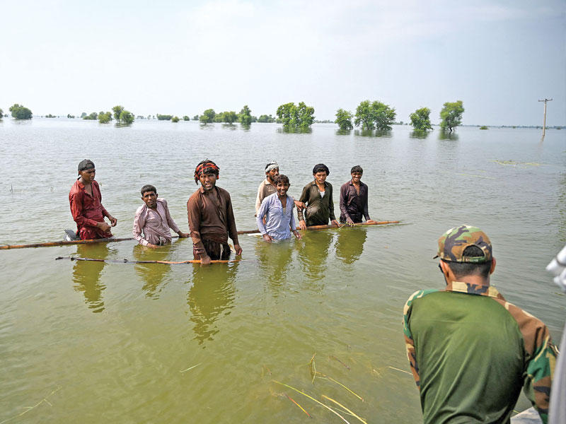 المناطق المتضررة من الفيضانات