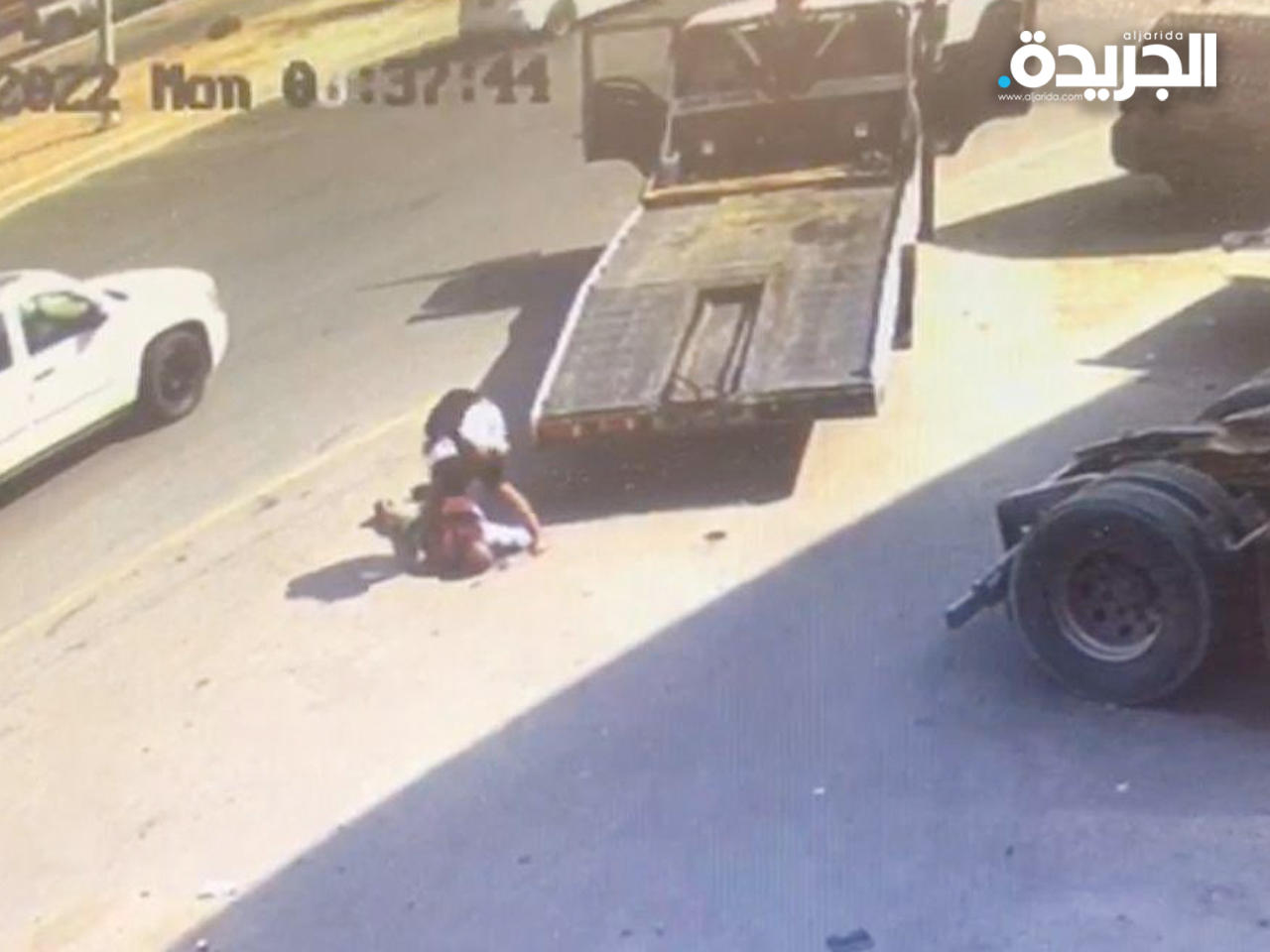 صورة من مقطع الفيديو المنتشر