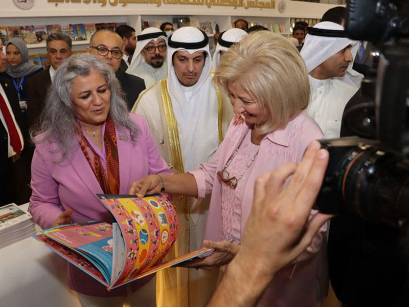 من أجواء جناح التقدم العلمي للنشر في الأردن