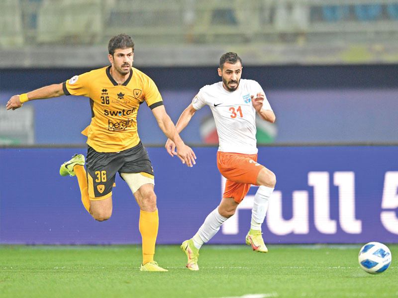 من المواجهة السابقة بين كاظمة والقادسية 