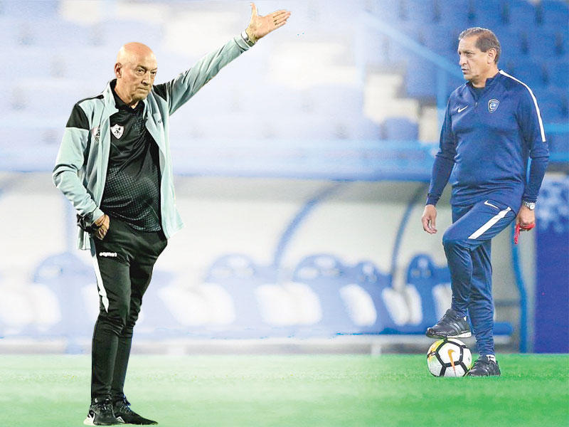  مدرب الهلال رامون دياز - المدير الفني للزمالك جوسفالدو فيريرا