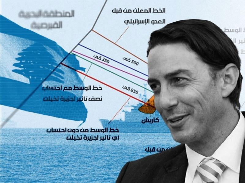 عاموس هوكشتاين الوسيط الامريكي في ملف ترسيم الحدود البحرية بين لبنان والاراضي المحتلة الفلسطينية