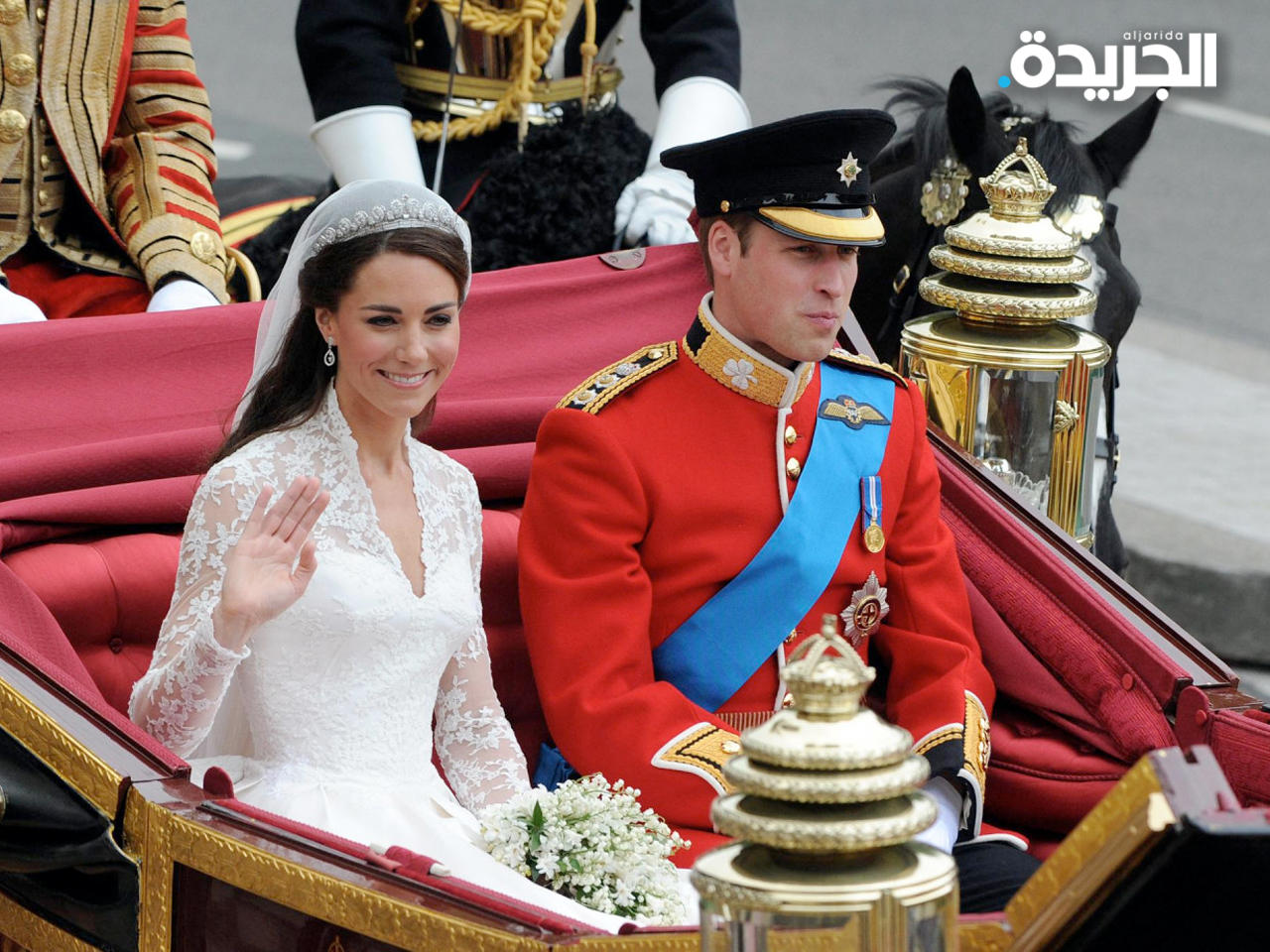 الأمير وليام وزوجته كيت