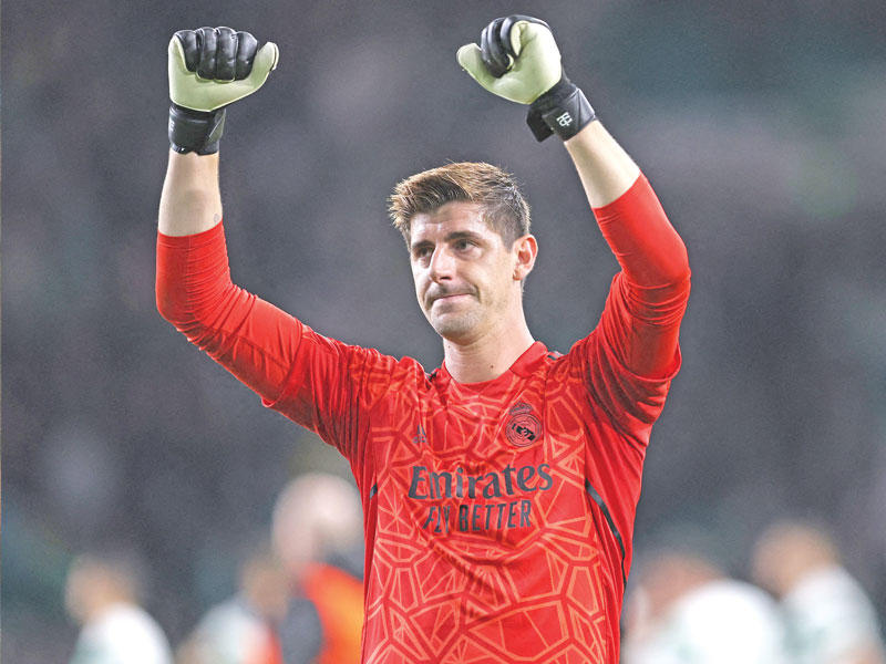  الحارس البلجيكي تيبو كورتوا