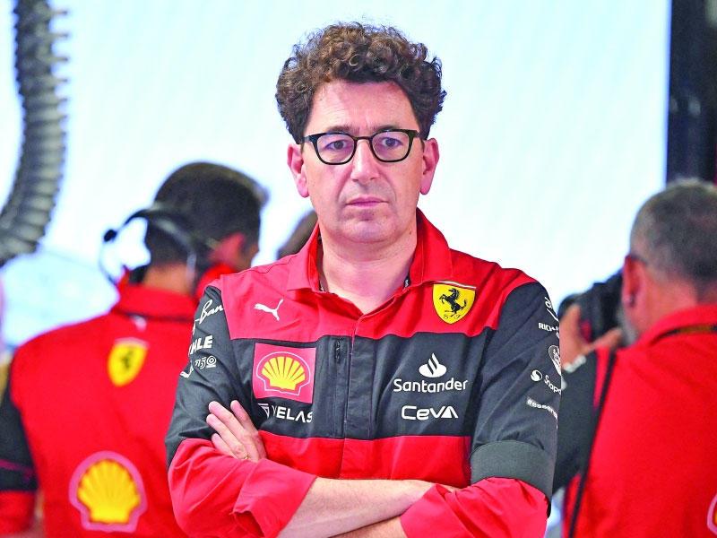 رئيس فريق فيراري المنافس في سباقات سيارات فورمولا1، ماتيا بينوتو
