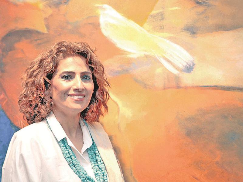 الفنانة التشكيلية سهيلة النجدي 