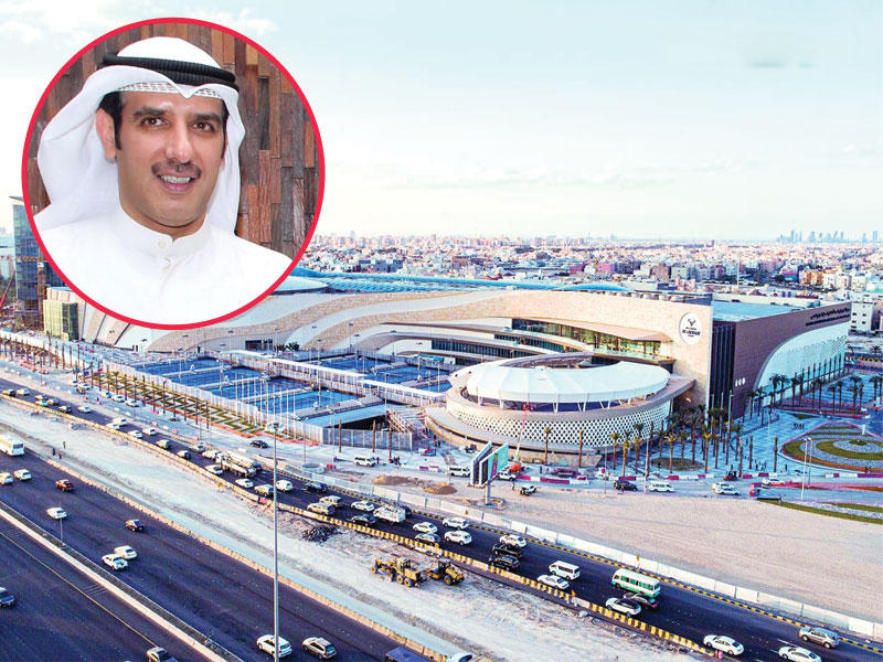 مجمع الشيخ جابر العبدالله الدولي للتنس وفي الاطار أمين السر العام للاتحاد الكويتي للتنس فالح العتيبي