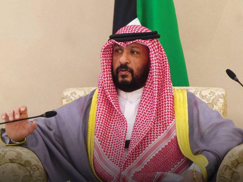 نائب رئيس مجلس الوزراء وزير الدفاع وزير الداخلية بالوكالة الشيخ طلال