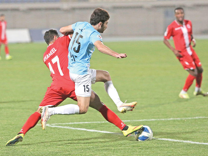 جانب من مباراة سابقة للسالمية والفحيحيل