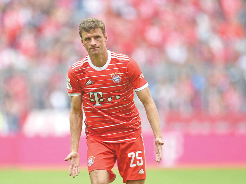 مهاجم بايرن ميونيخ توماس مولر 