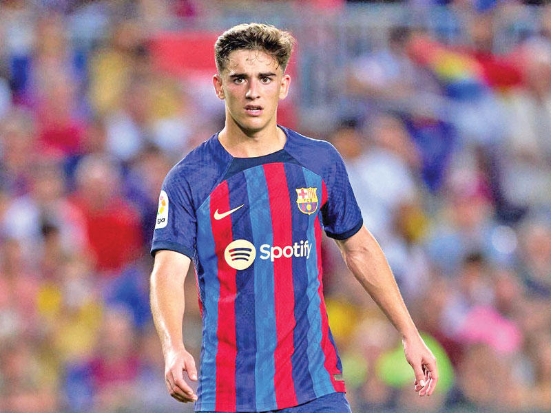 اللاعب غافي