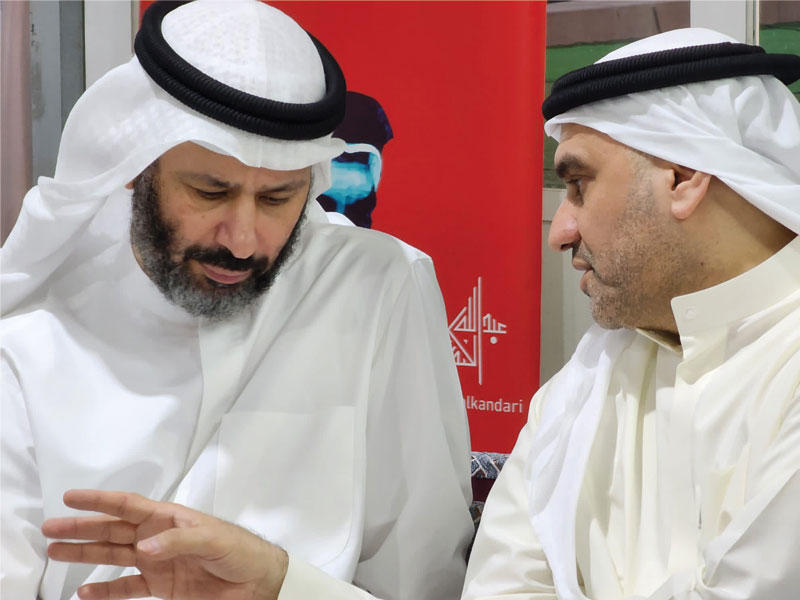 الكندري مستقبلاً فيصل المسلم