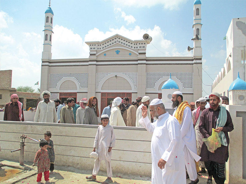 جانب من مشروع بناء المساجد لزكاة كيفان التابعة لجمعية النجاة الخيرية