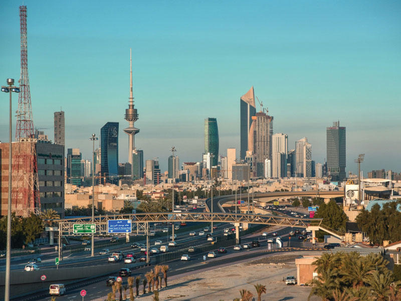  نمو المباني في الكويت 