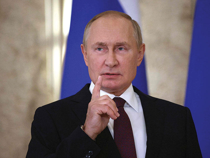  الرئيس الروسي فلاديمير بوتين