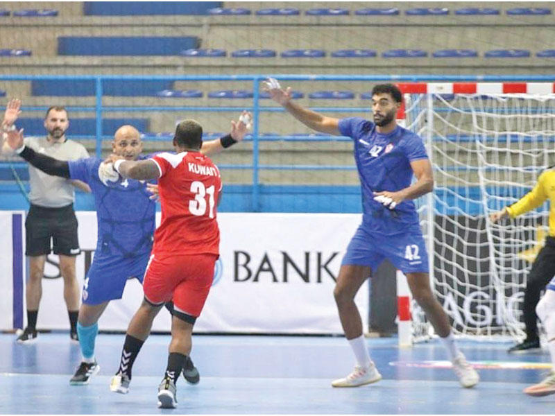 جانب من مباراة الزمالك والكويت