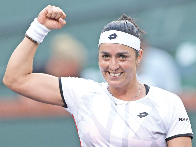  لاعبة التنس التونسية أُنس جابر