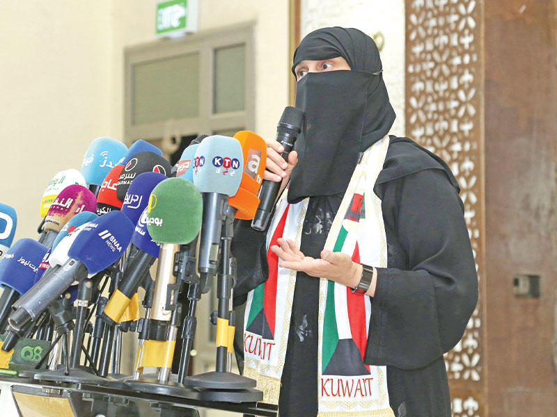 مرشحة الدائرة الرابعة موضي المطيري