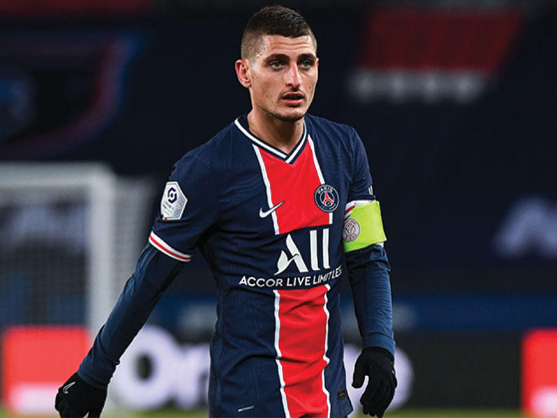 لاعب وسط باريس سان جيرمان ماركو فيراتي