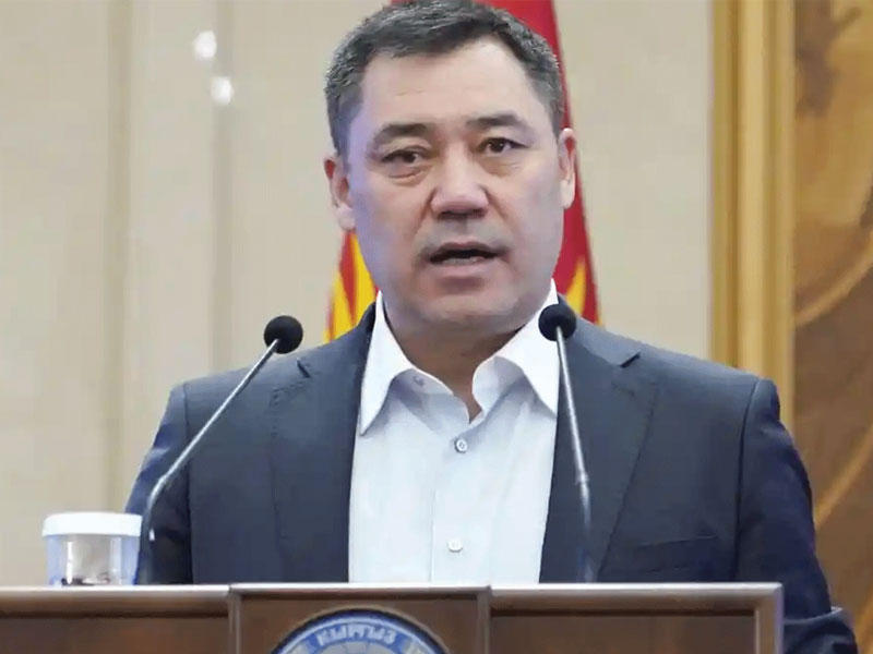 رئيس قرغيزستان صدر جاباروف