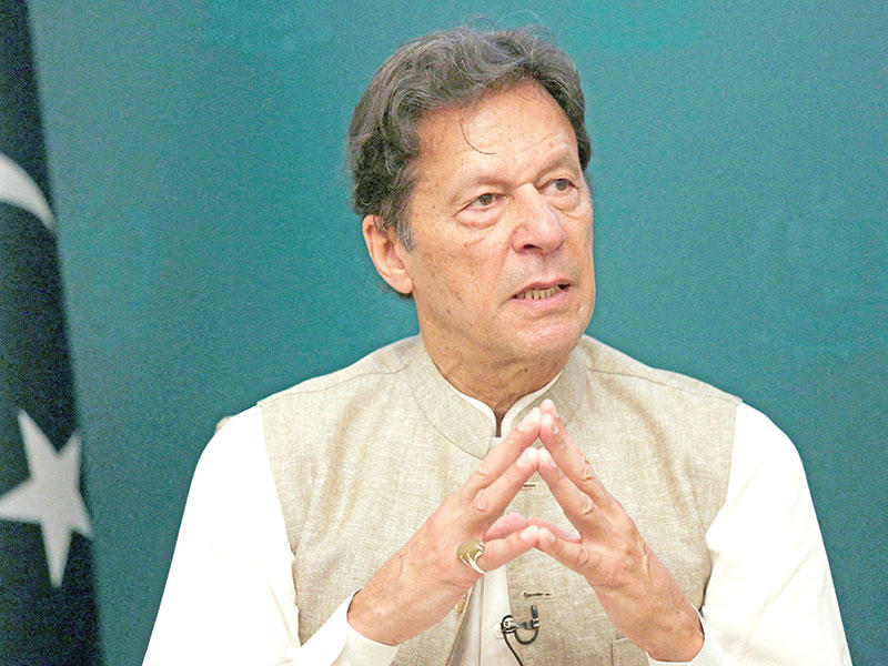 رئيس الوزراء السابق عمران خان