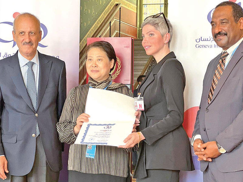 جانب من التكريم