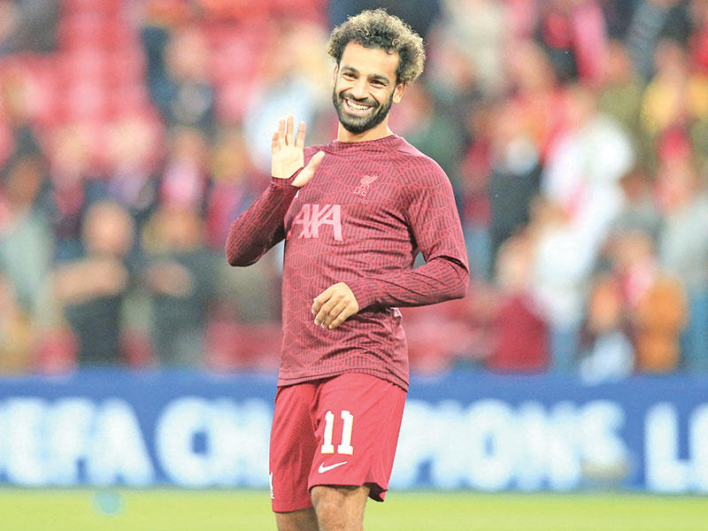 نجم ليفربول الإنكليزي محمد صلاح