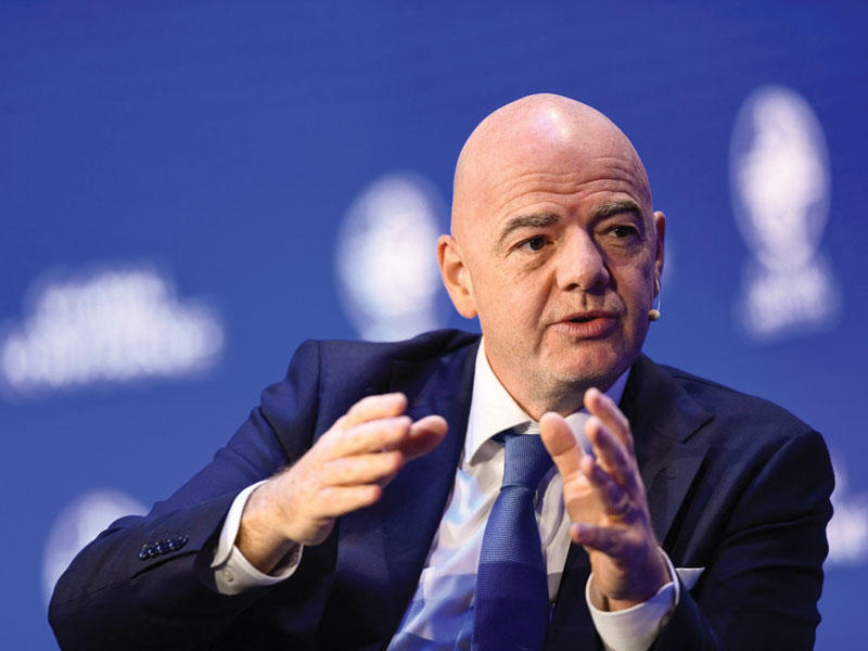 رئيس الاتحاد الدولي لكرة القدم (فيفا) جياني إنفانتينو، 