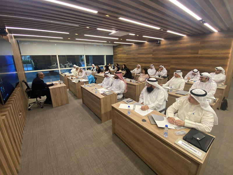 جانب من البرنامج التدريبي في مركز الكويت للتحكيم التجاري