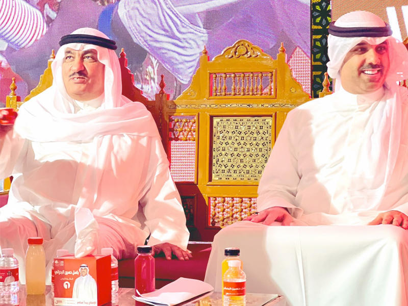 مرشح الدائرة الأولى عضو الأمانة العامة لحركة العمل الشعبي باسل البحراني والأمين العام لحركة العمل الشعبي النائب الأسبق مسلم البراك