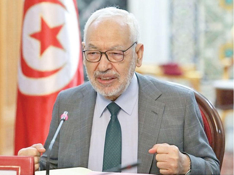 رئيس حركة النهضة التونسية راشد الغنوشي