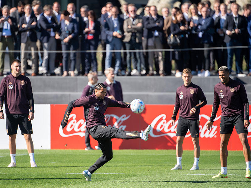 جانب من تدريبات المنتخب الألماني