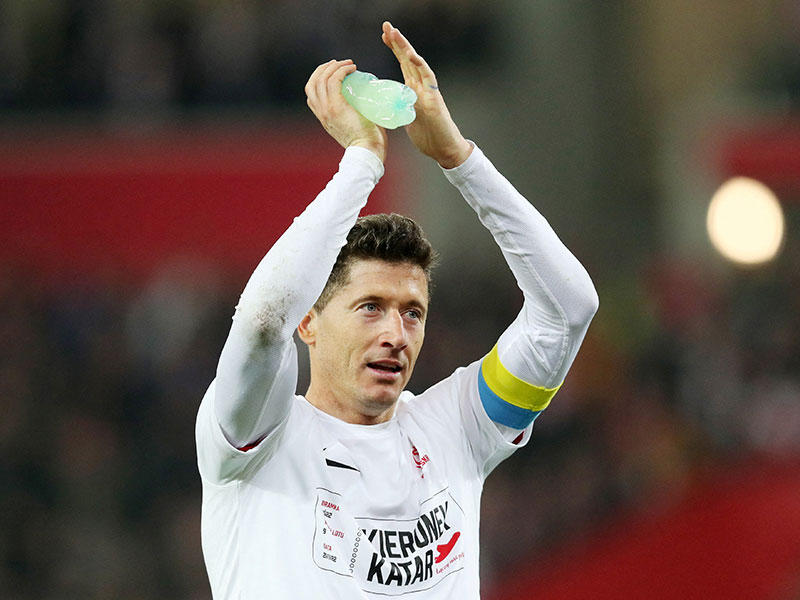  الهداف البولندي روبرت ليفاندوفسكي