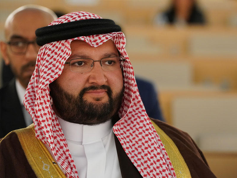 رئيس مجلس أمناء الجامعة الأمير عبدالعزيز بن طلال بن عبدالعزيز