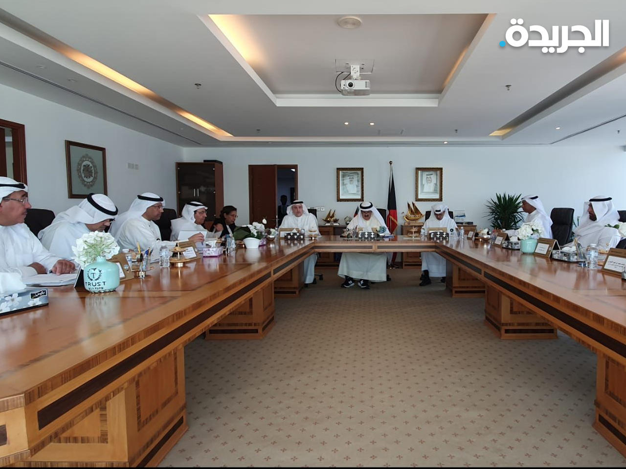 جانب من اجتماع مجلس الجامعات الحكومية