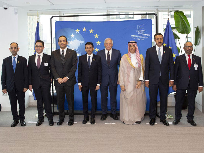 وزير الخارجية الشيخ د. أحمد الناصر مشاركاً في اجتماع وزراء خارجية «التعاون»