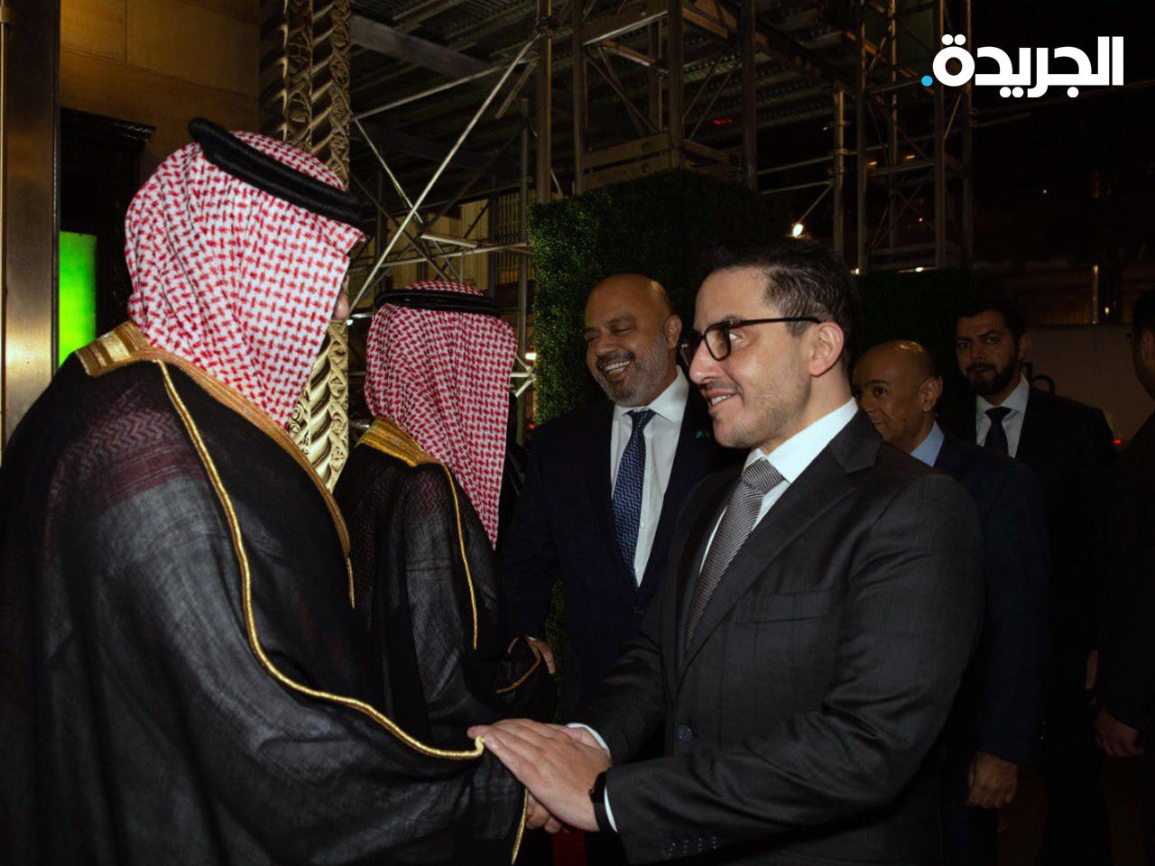 وزير الخارجية يشارك في حفل استقبال اليوم الوطني السعودي