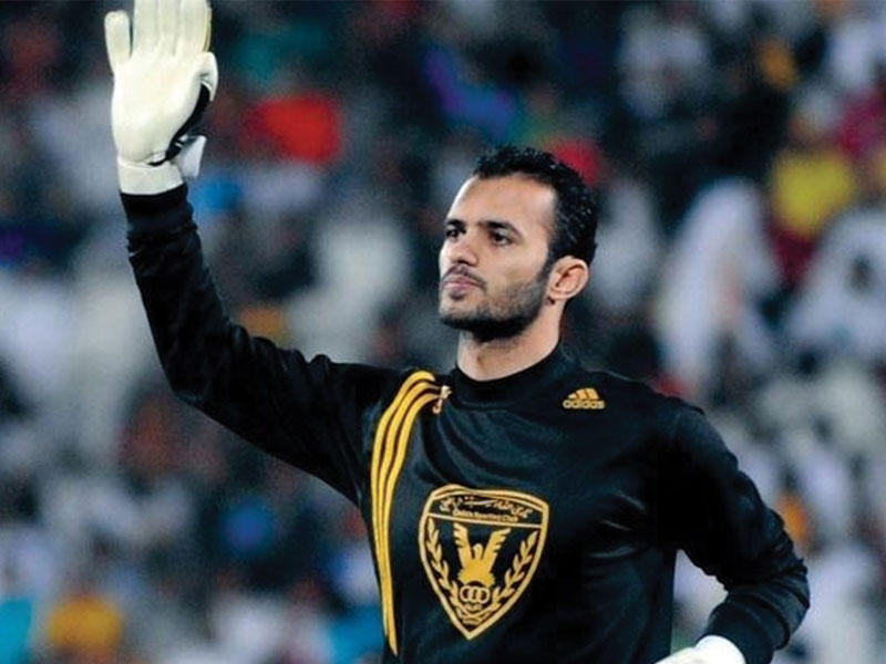 حارس مرمى منتخب الكويت والقادسية السابق لكرة القدم نواف الخالدي