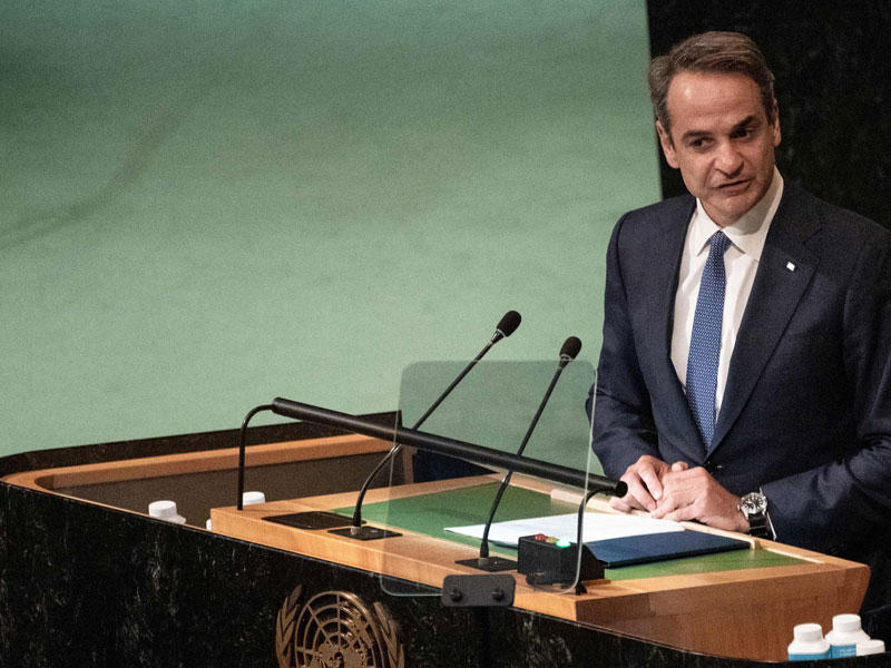 رئيس الوزراء اليوناني كيرياكوس ميتسوتاكيس