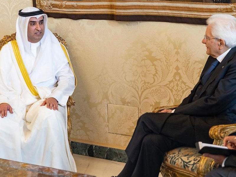 رئيس إيطاليا يتسلم اوراق اعتماد السفير القحطاني