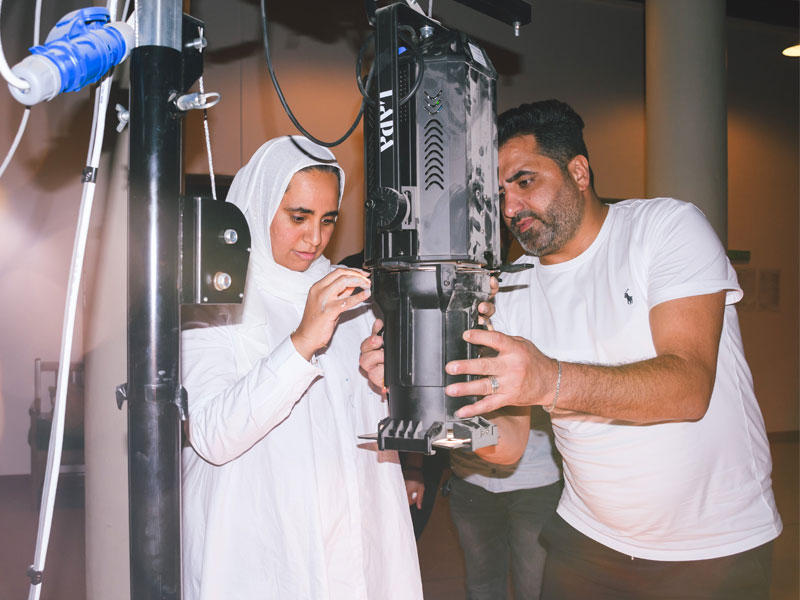 من أجواء الورشة